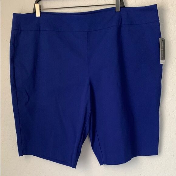 NWT Counterparts Women’s Super Stretch w/ Tummy Control Blue Pants Size 24W - Picture 1 of 11